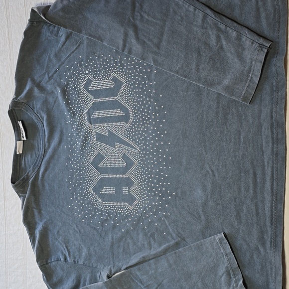 Zara Other - ZARA AC/DC Graphic Long Sleeve KIDS Shirt Size 13-14